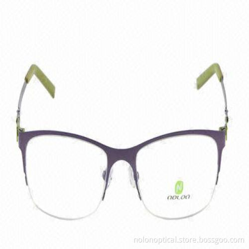 The Latest Half-rim Stainless Steel Optical Eyeglass Frame